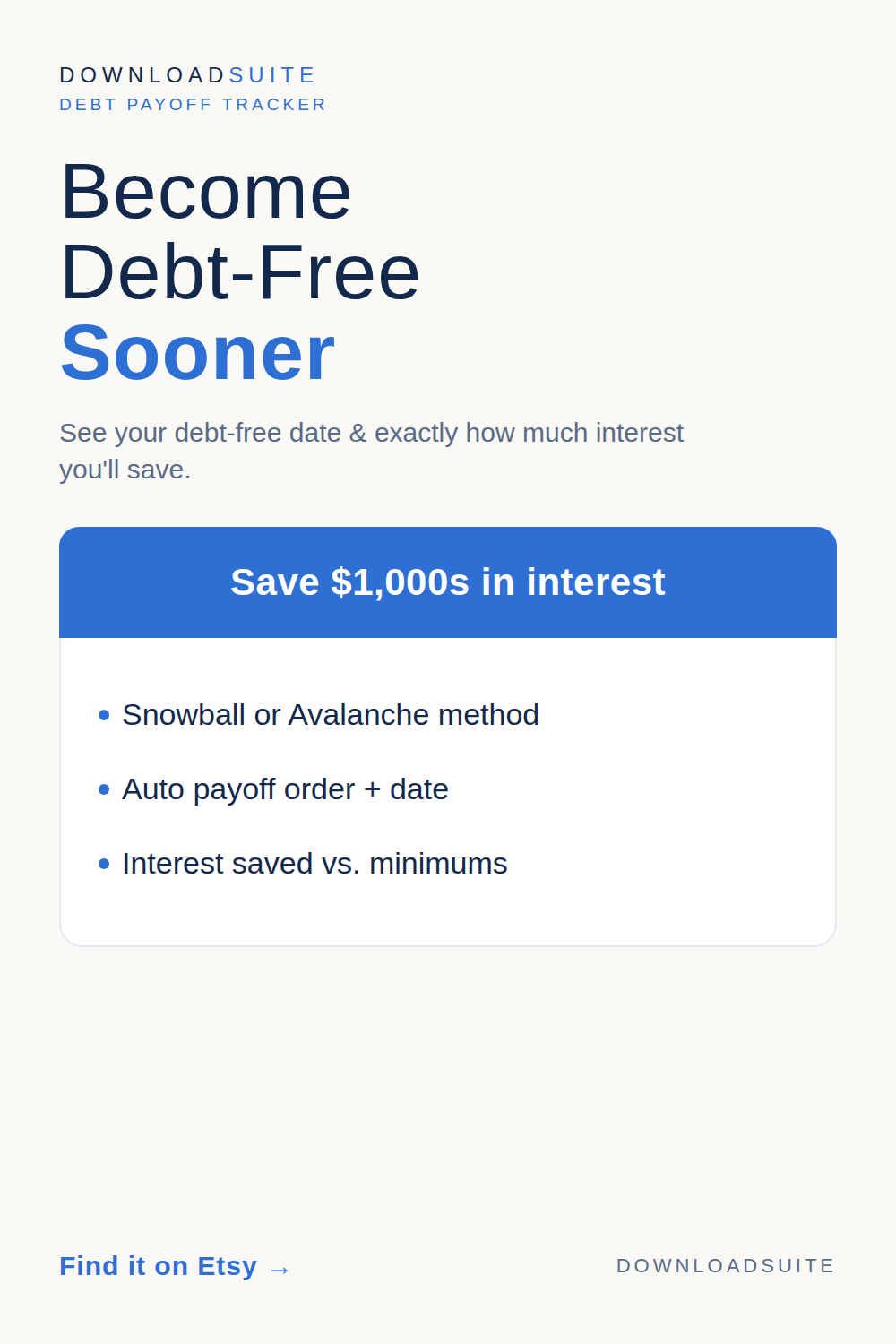 Debt Snowball & Avalanche Tracker